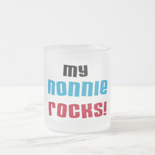 Mijn Nonnie Rocks t-shirts en geschenken Matglas Koffiemok