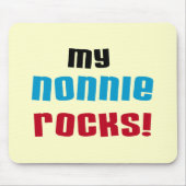 Mijn Nonnie Rocks t-shirts en geschenken Muismat (Voorkant)