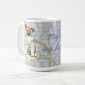 Mijn Noorse Elkhound Ate mijn Lesson Plan Koffiemok (Voorkant links)