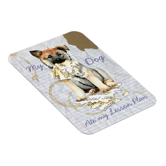 Mijn Noorse Elkhound Ate My Lesson Plan Magnet Magneet (Rechterzijde)