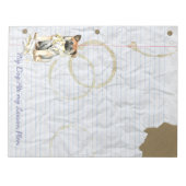 Mijn Noorse Elkhound Ate My Lesson Plan Notitieblo Notitieblok (Voorkant)