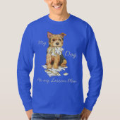 Mijn Norwich Terrier Ate mijn Lesson Plan T-shirt (Voorkant)