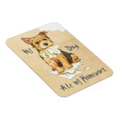 Mijn Norwich Terrier Ate mijn thuiswerk Magneet (Rechterzijde)