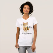 Mijn Norwich Terrier Ate mijn thuiswerk T-shirt (Voorkant volledig)