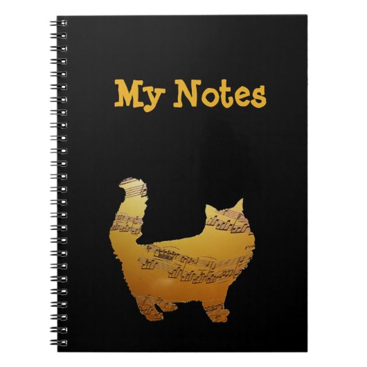 Mijn noten, Notitieboek van de School, Kat Lover M (Voorkant)