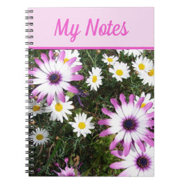 Mijn Notitieboek Madeliefje Mooie Roze bloem Bloem
