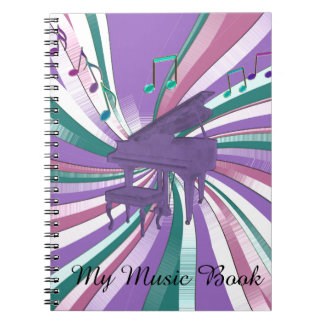 Mijn Notitieboekje van de Muziek van de Nota's van Notitieboek