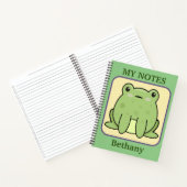 Mijn Notities Kikker Persoonlijk Notitieboek (Binnen)
