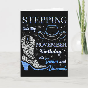 Mijn November Verjaardag Vieren Met Denim En Kaart