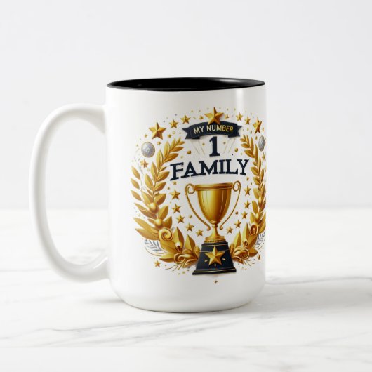 Mijn nummer een familie koffie Mok (Links)