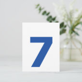Mijn nummer is 7 briefkaart (Staand voorkant)