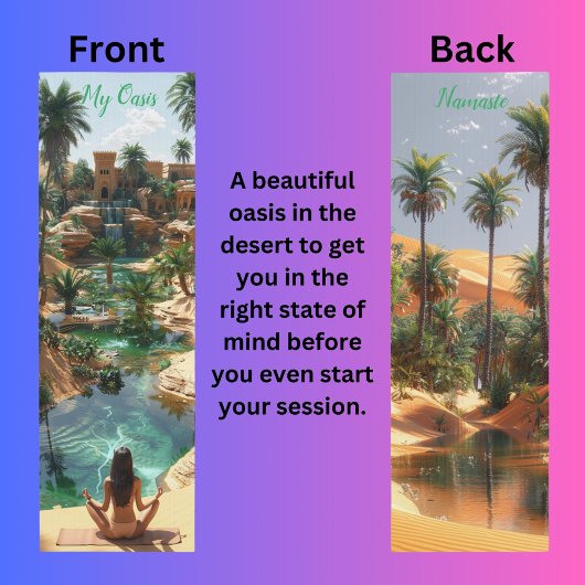 Mijn oase yogamat