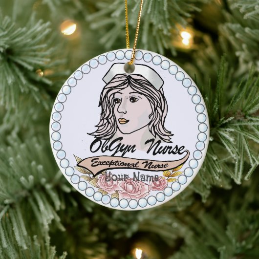 Mijn OB GYN Nurse Keramisch Ornament (Boom)