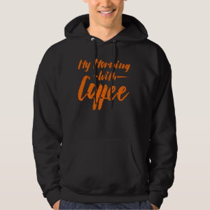 Mijn ochtend met koffie hoodie