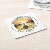 Mijn ochtenden zijn voor vliegen kartonnen onderzetters (Schuin)