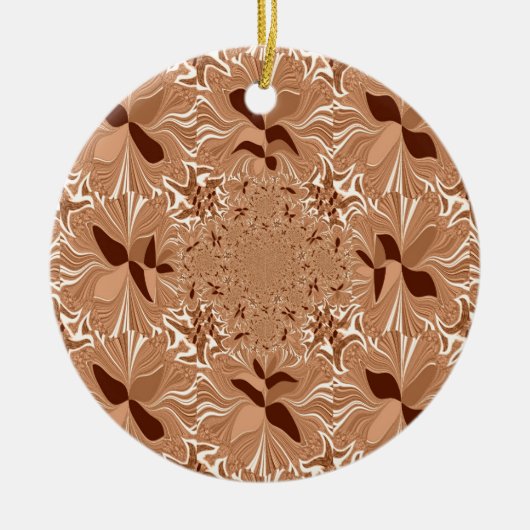 Mijn ochtendkoffie kleuren keramisch ornament (Voorkant)