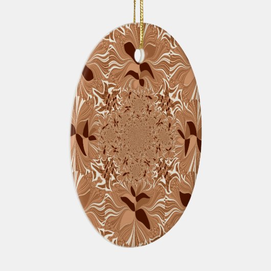 Mijn ochtendkoffie kleuren keramisch ornament (Rechts)