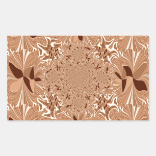 Mijn ochtendkoffie kleuren rechthoekige sticker