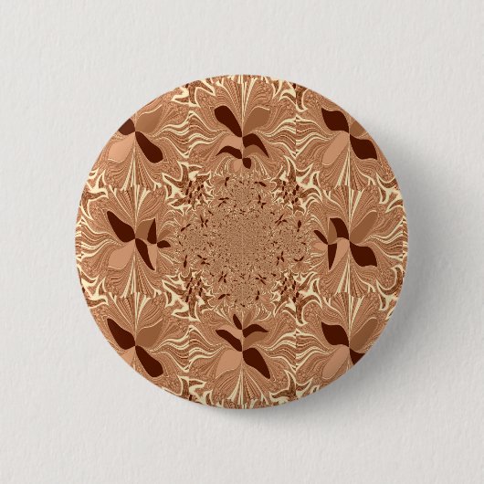 Mijn ochtendkoffie kleuren ronde button 5,7 cm (Voorkant)