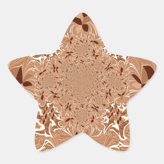 Mijn ochtendkoffie kleuren ster sticker (Voorkant)