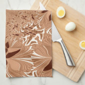 Mijn ochtendkoffie kleuren theedoek (Quarter Fold)