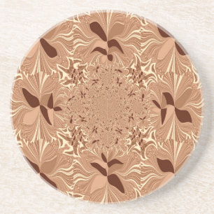 Mijn ochtendkoffie kleuren zandsteen onderzetter