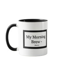 Mijn Ochtendkoffie Mok – Gepersonaliseerd – Naam T