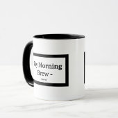 Mijn Ochtendkoffie Mok – Gepersonaliseerd – Naam T (Voorkant links)