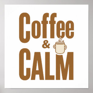 Mijn ochtendritueel: koffie en rust poster