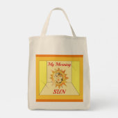 Mijn ochtendzon tote bag (Achterkant)