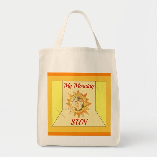 Mijn ochtendzon tote bag (Voorkant)