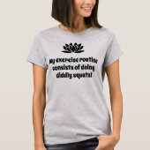 Mijn oefenroutine lotusgrap t-shirt (Voorkant)