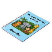 Mijn Oerwoud Avontuur Notitieboek – Kinder geperso (Linkerzijde)