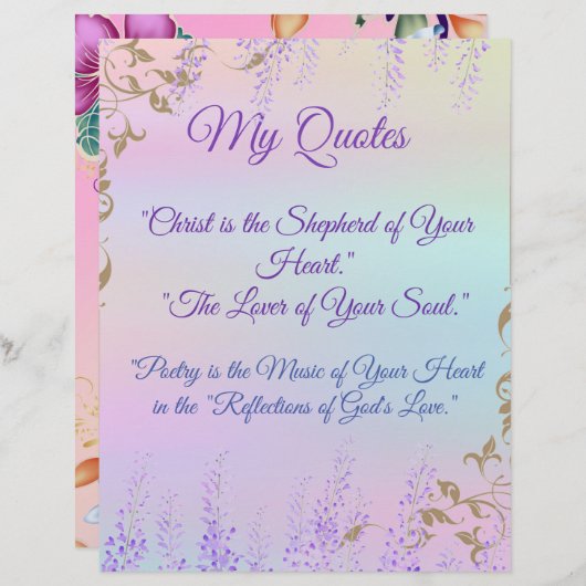 Mijn offertes op maat (Voorkant / Achterkant)