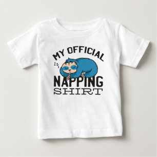 Mijn officiële dutje-shirt - Lui slapende Luiaard