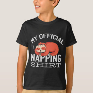 Mijn officiële dutje shirt Luiaard