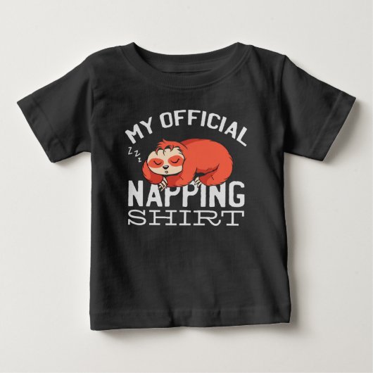 Mijn officiële dutje shirt Luiaard (Voorkant)