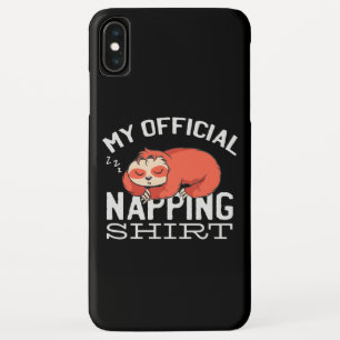 Mijn officiële dutjes-shirt Luiaard Case-Mate iPhone Case