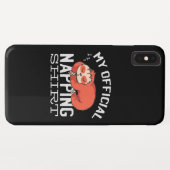 Mijn officiële dutjes-shirt Luiaard Case-Mate iPhone Case (Achterkant (horizontaal))