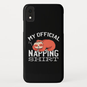Mijn officiële dutjes-shirt Luiaard Case-Mate iPhone Case