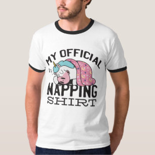 Mijn officiële shirt in de greep - luie slaapkamer