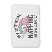 Mijn officiële shirt in de greep - luie slaapkamer badmat (Voorkant Verticaal)