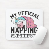 Mijn officiële shirt in de greep - luie slaapkamer muismat (Met muis)