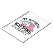 Mijn officiële shirt in de greep - luie slaapkamer notitieboek (Linkerzijde)