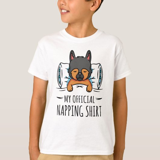 Mijn officiële shirt met slaaphond (Voorkant)