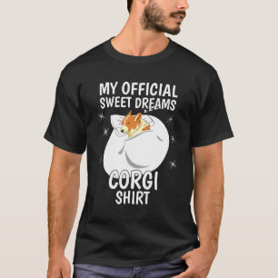 Mijn Officiële Slaap Zoete Dromen Pyjama Pj Corgi T-shirt