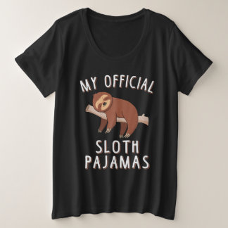 Mijn officiële Slotpyjama Cute Slapende Slaapsleuf Grote Maat T-shirt