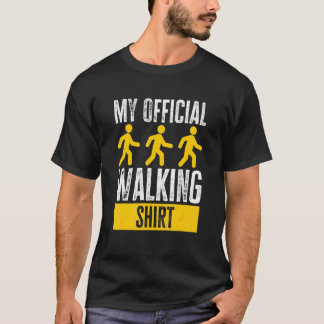 Mijn Officiële Wandel Hond Wandelen Trektocht Wan T-shirt