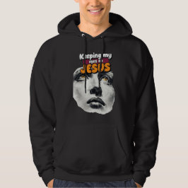 Mijn ogen op JESUS gericht - Christelijk Hoodie