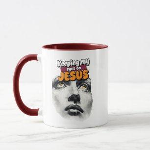 Mijn ogen op JESUS gericht - Christelijk Mok